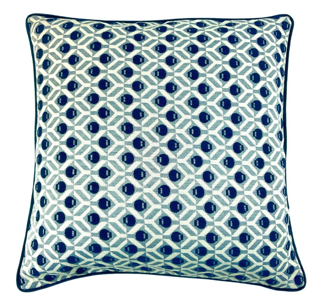 Malini Living Malini Large Nexo Navy Cushion House of Isabella UK