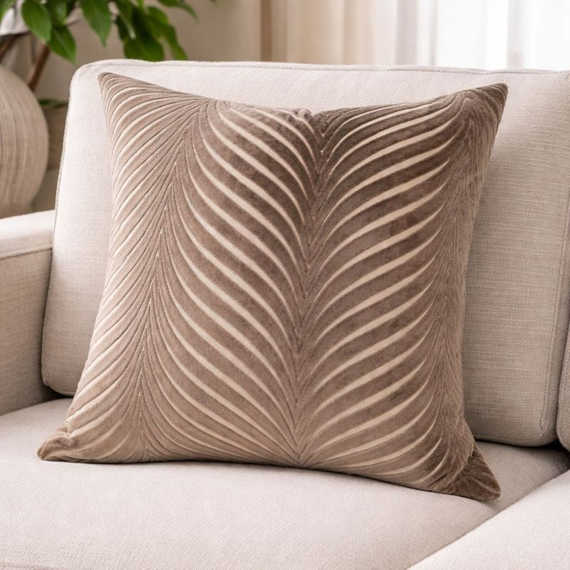 Malini Living Malini Large Rada Choc Cushion House of Isabella UK