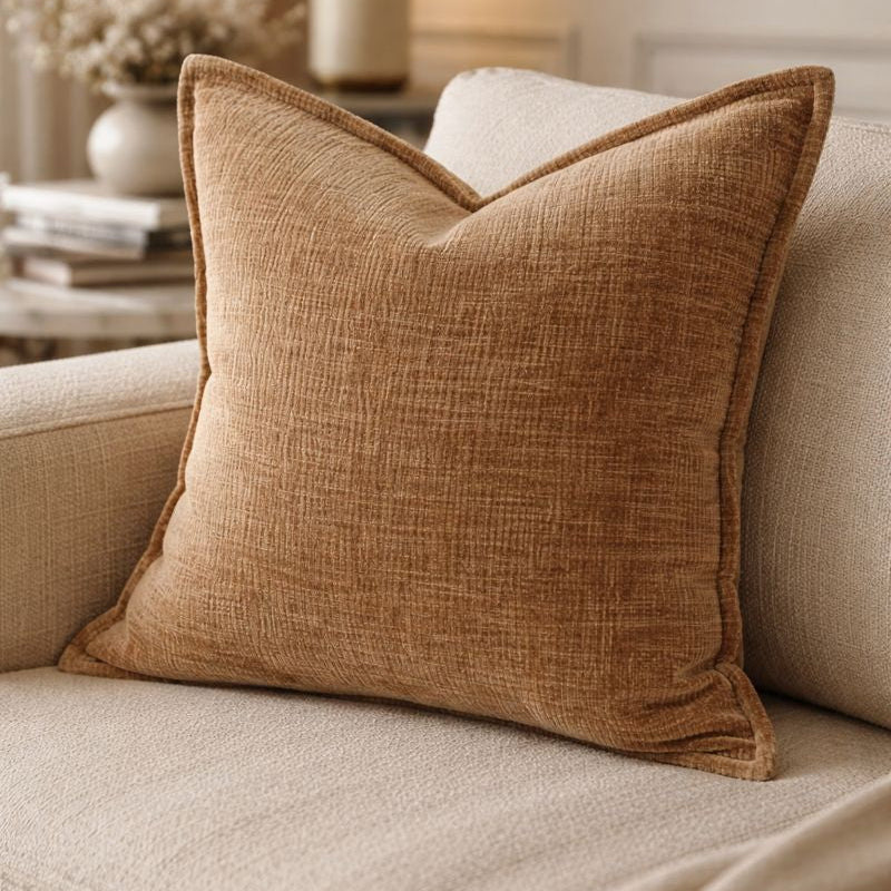 Malini Living Malini Moddi Tan Cushion House of Isabella UK