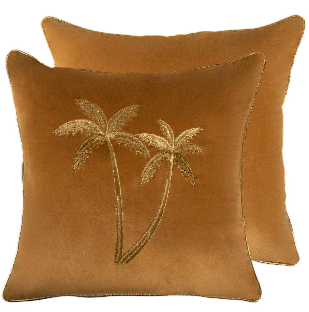 Malini Living Malini Palms Whiskey Cushion House of Isabella UK