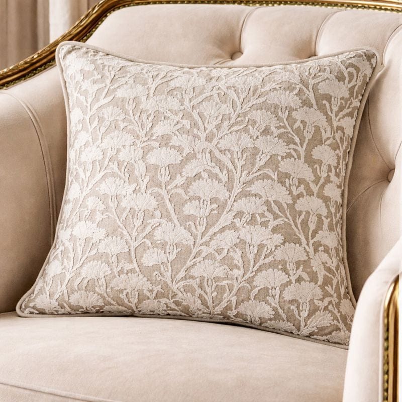 Malini Living MaliniLarge Cassia Taupe Cushion House of Isabella UK
