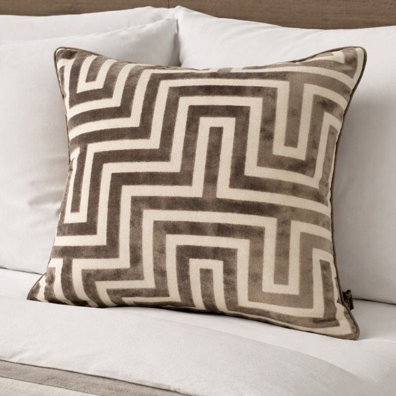 Malini Living Paul Moneypenny Amazing Choc Cushion House of Isabella UK