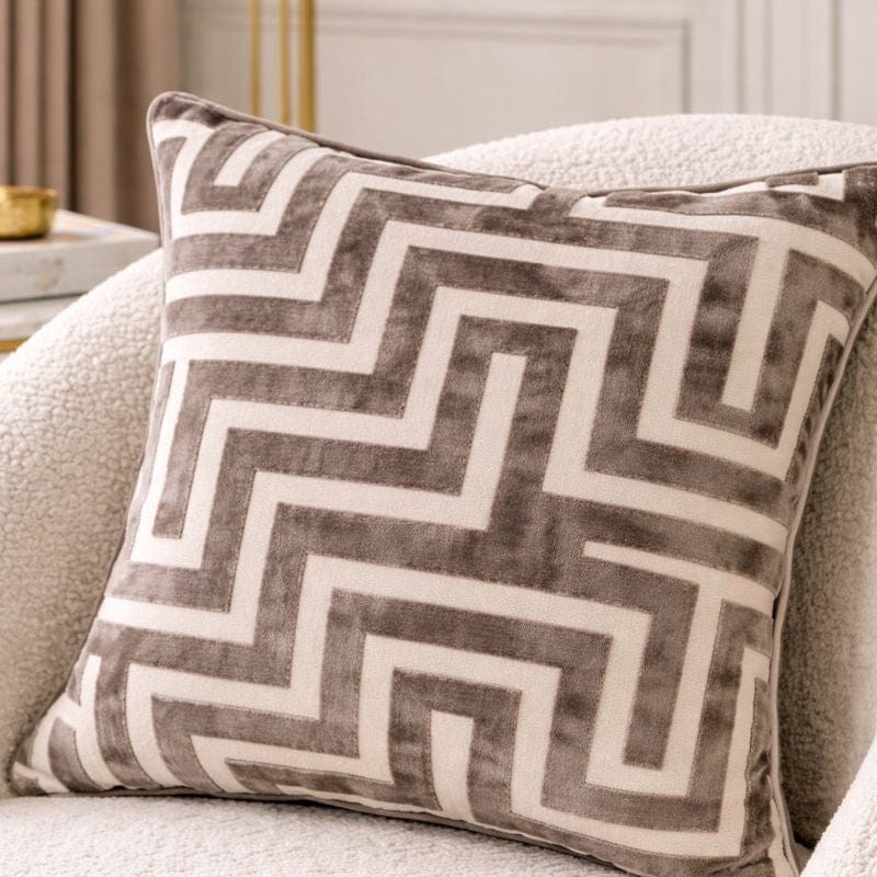 Malini Living Paul Moneypenny Amazing Choc Large Cushion House of Isabella UK