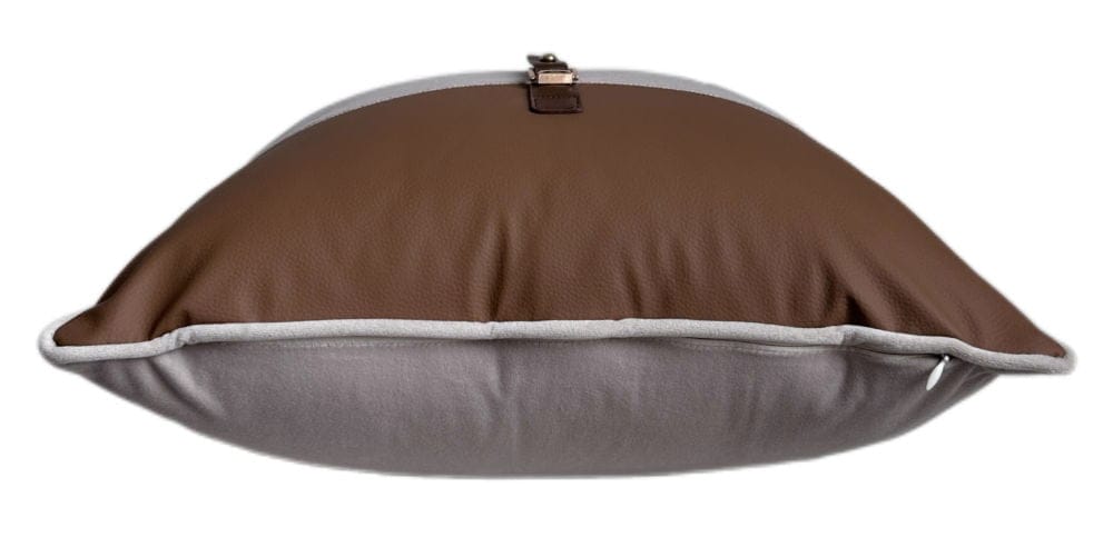 Malini Living Paul Moneypenny Buckleup Neutral Cushion House of Isabella UK