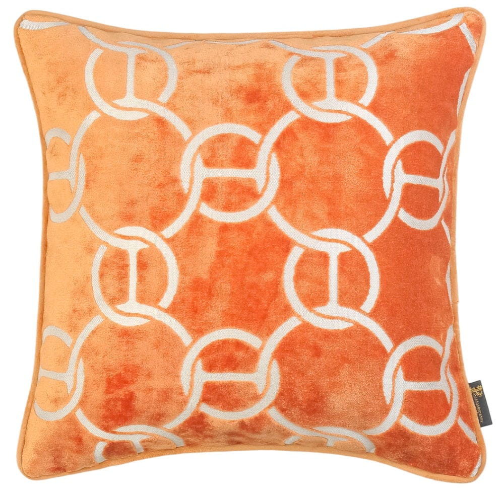 Malini Living Paul Moneypenny Hookup Orange Cushion House of Isabella UK
