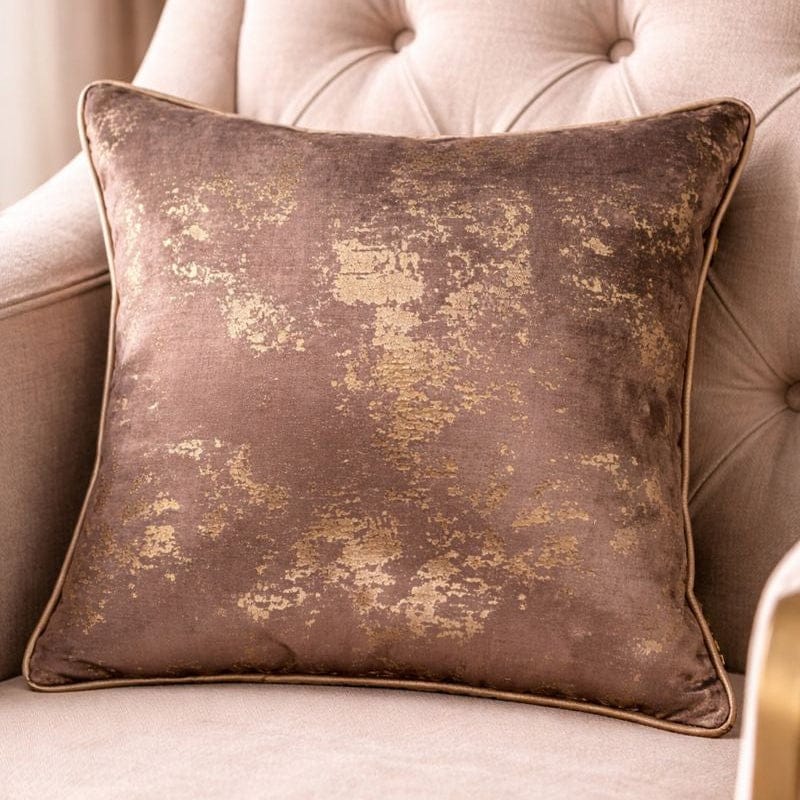 Malini Living Paul Moneypenny Spoiltrotton Choc Large Cushion House of Isabella UK