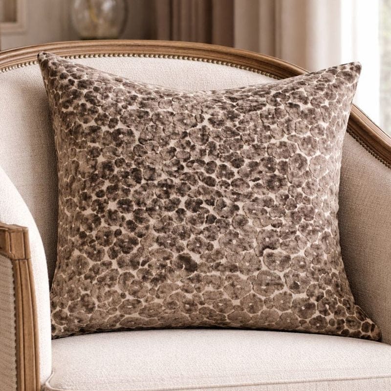 Malini Living Paul Moneypenny Spoton Choc Large Cushion House of Isabella UK
