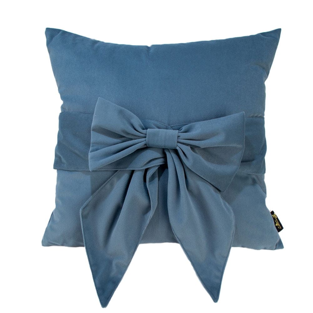 Malini Living Paul Moneypenny Tiedup Blue Cushion House of Isabella UK