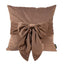 Malini Living Paul Moneypenny Tiedup Taupe Cushion House of Isabella UK