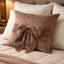 Malini Living Paul Moneypenny Tiedup Taupe Cushion House of Isabella UK