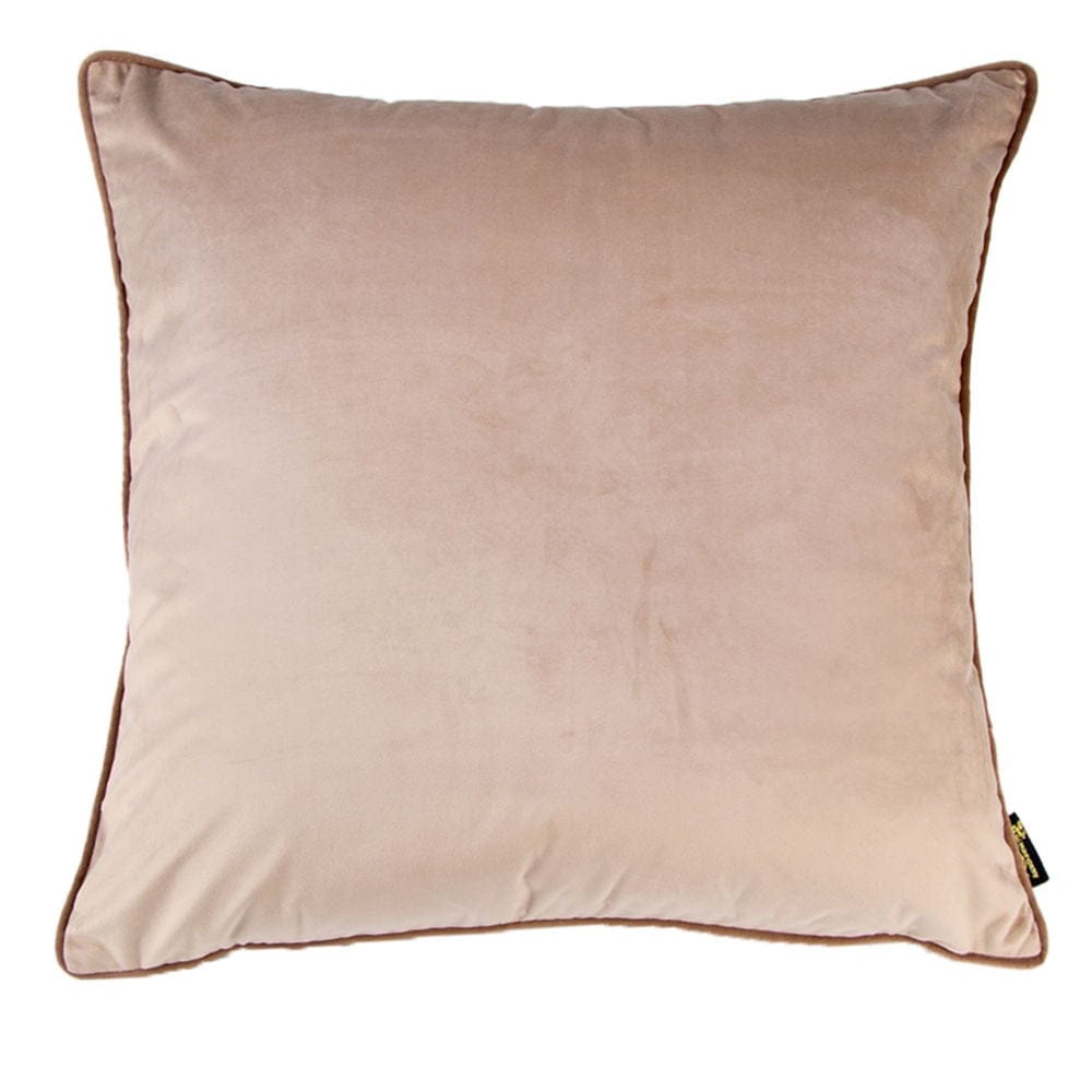 Malini Living Paul Moneypenny Twofaced Choc And Taupe Large Cushion House of Isabella UK