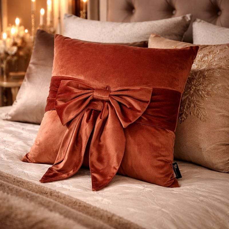 Malini Living Paulmoneypenny Tiedup Orange Cushion House of Isabella UK