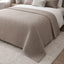 Malini Sleeping Malini Hendersen Taupe King Quilt House of Isabella UK