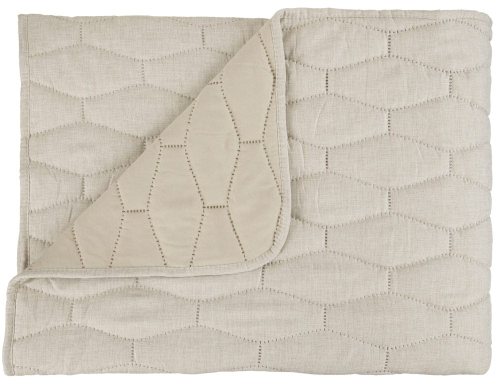 Malini Winchcombe Natural King Quilt.