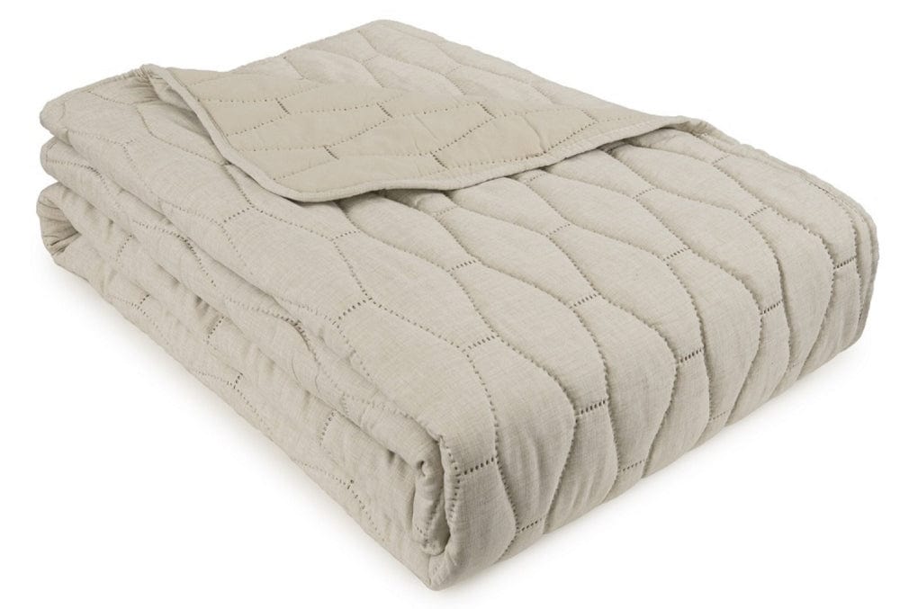 Malini Winchcombe Natural King Quilt.