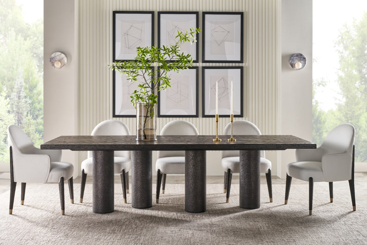 Maxwell Rectangular Dining Table Dark