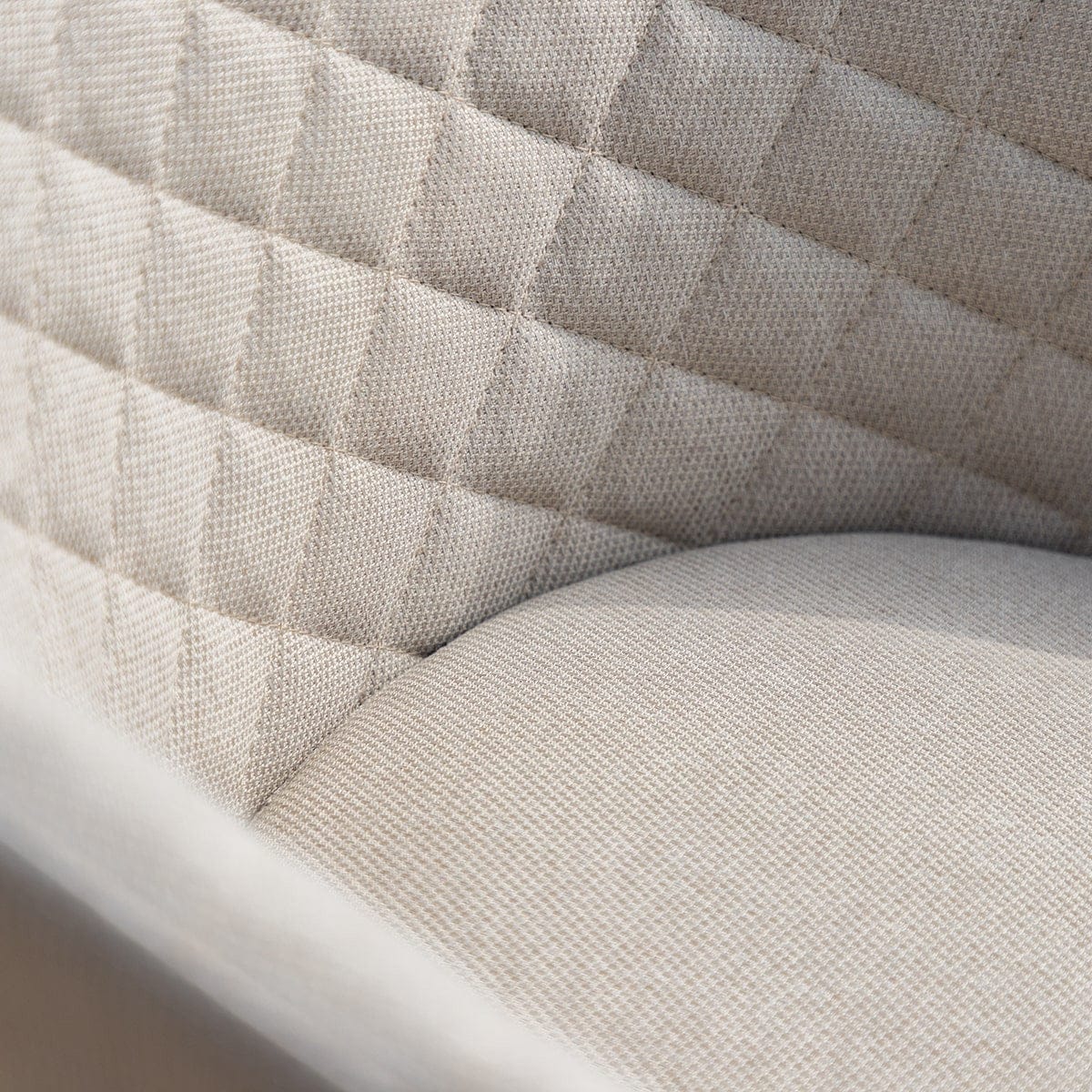 Maze Dining Ambition 12 Seat Rectangular Dining Set with Fire Pit Table - Oatmeal House of Isabella UK