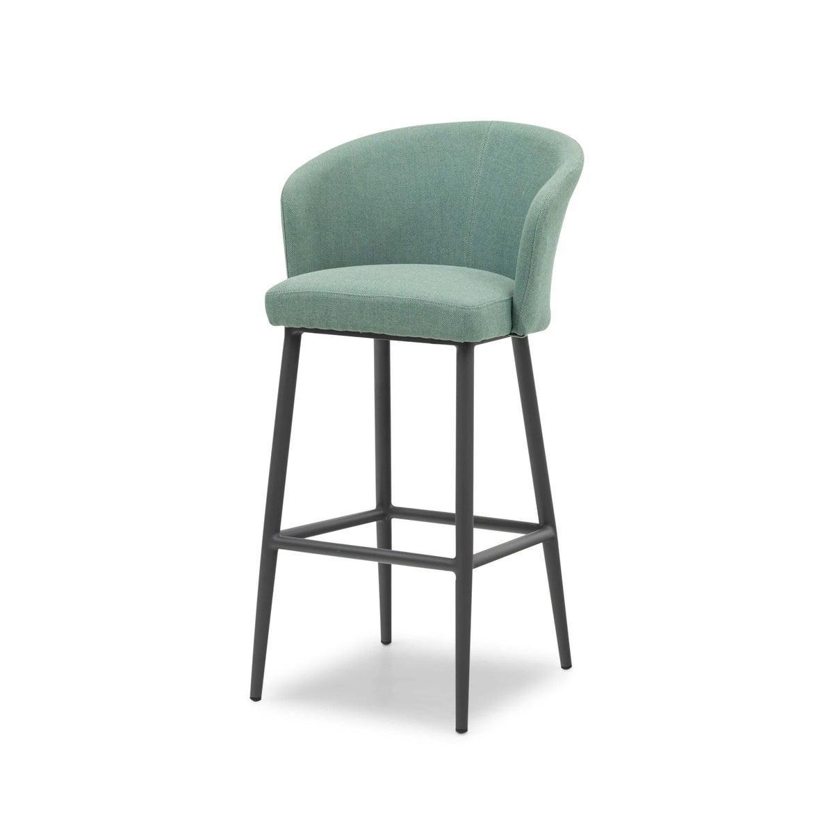 Maze Dining Fabric Zen Bar Stool - Sage Green House of Isabella UK