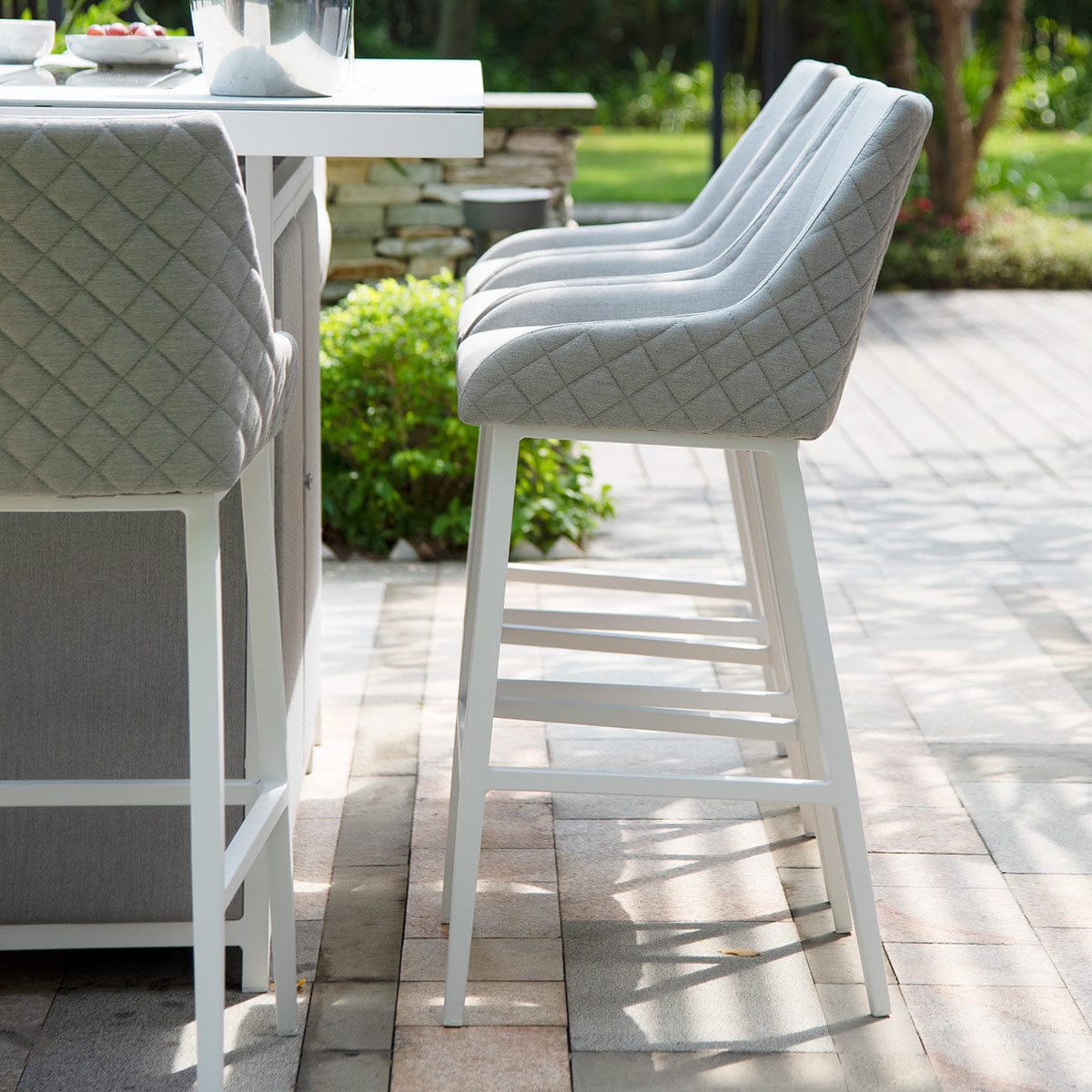 Maze Dining Regal Bar Stool / Lead Chine House of Isabella UK