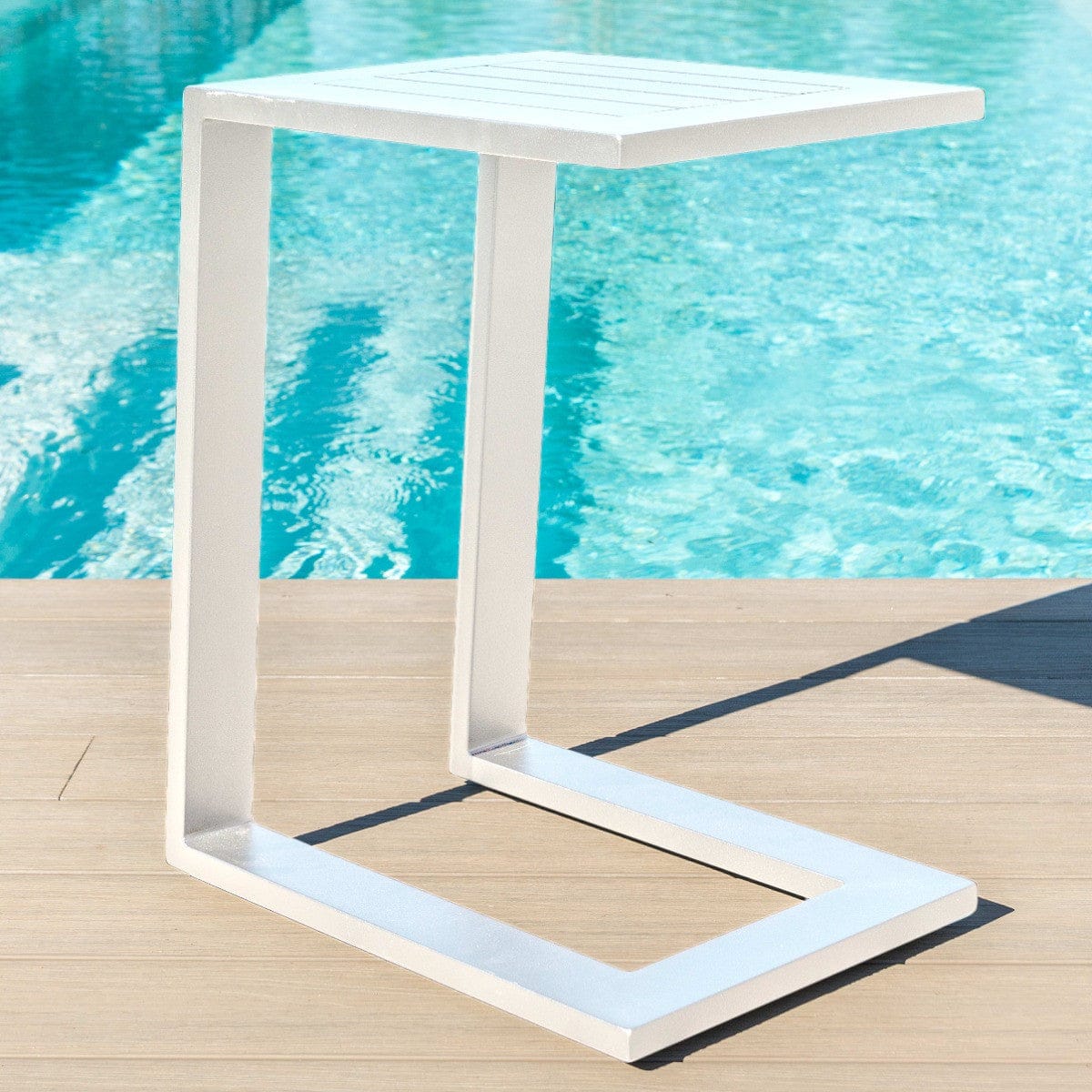 Maze Living Aluminium Side Table / White House of Isabella UK
