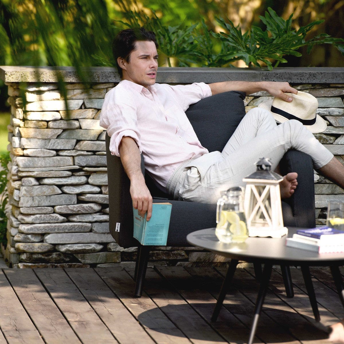 Maze Living Ambition 3 Seat Sofa Set / Charcoal House of Isabella UK