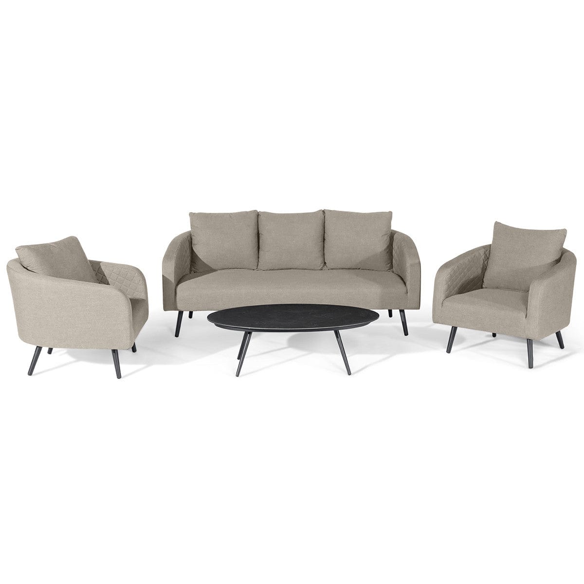 Maze Living Ambition 3 Seat Sofa Set / Oatmeal House of Isabella UK