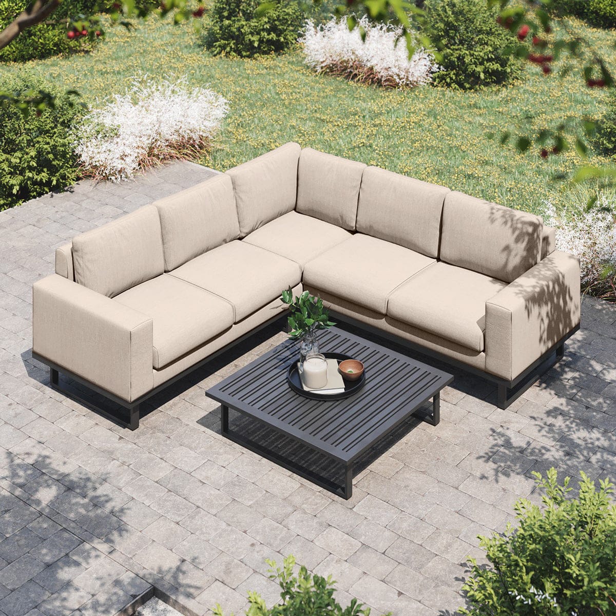 Maze Living Ethos Corner Sofa Group / Oatmeal House of Isabella UK