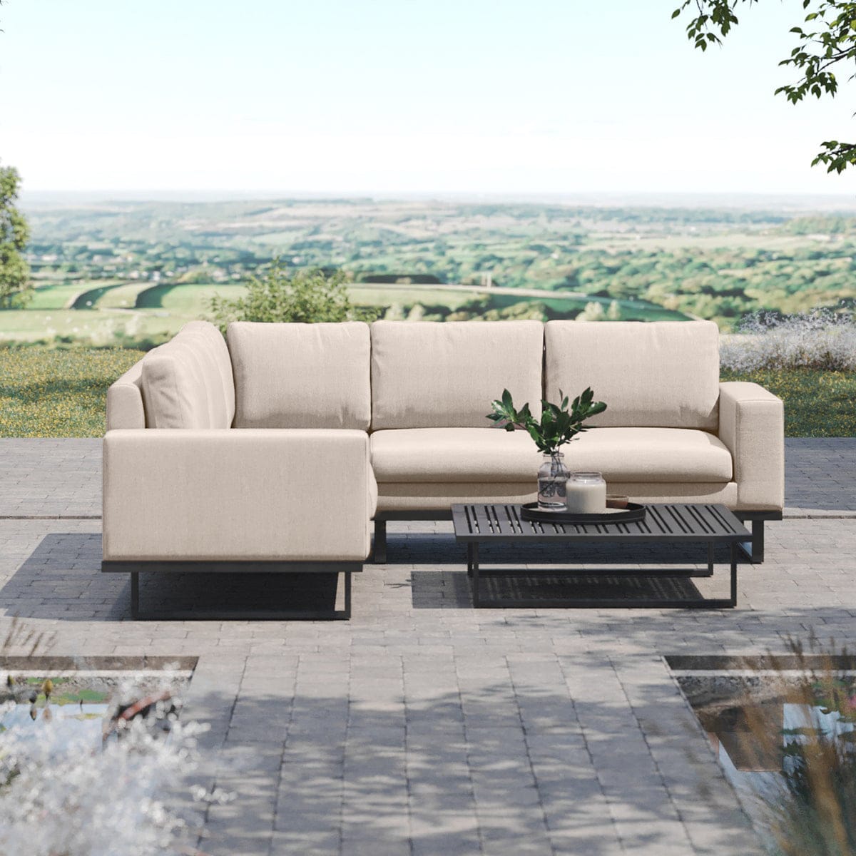 Maze Living Ethos Corner Sofa Group / Oatmeal House of Isabella UK