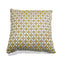 Maze Living Fabric Scatter Cushion 43x43cm (Pack of 2) / Mosaic Yellow House of Isabella UK
