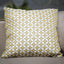 Maze Living Fabric Scatter Cushion 43x43cm (Pack of 2) / Mosaic Yellow House of Isabella UK