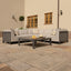 Maze Living Ibiza Small Corner Sofa Set With Square Coffee Table - Oatmeal House of Isabella UK