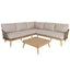 Maze Living New Bali Corner Sofa Set - Sandstone House of Isabella UK