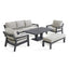 Maze Living New York 3 Seat Sofa Set / Dove Grey House of Isabella UK