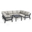 Maze Living New York U-Shaped Sofa Set / Dove Grey House of Isabella UK
