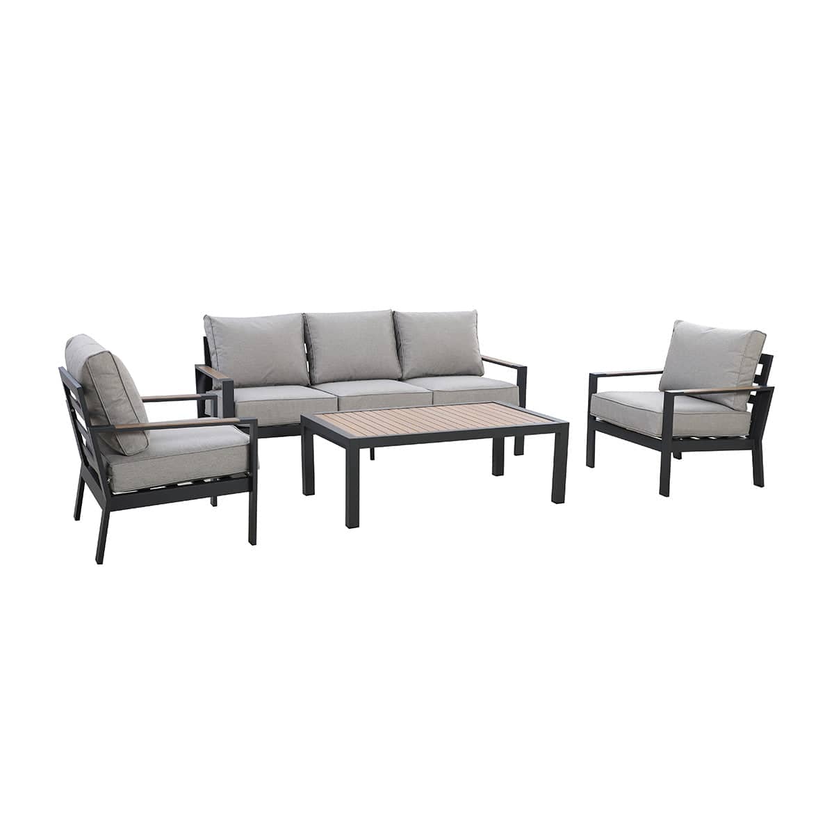 Maze Living Vancouver 3 Seat Sofa Set - Dove Grey House of Isabella UK