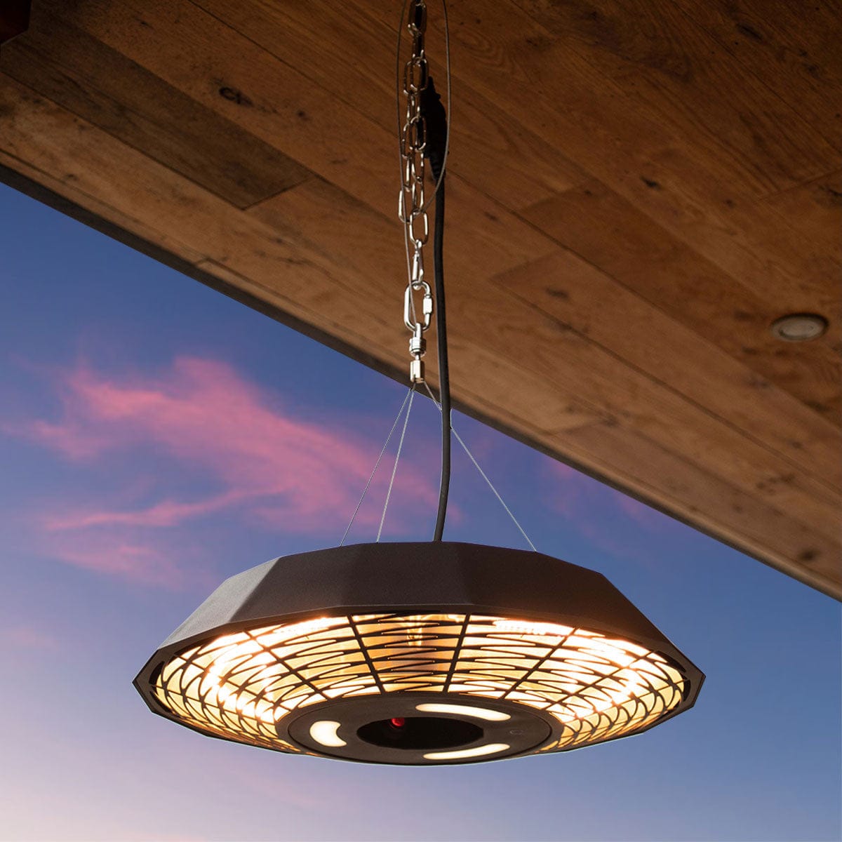 Maze Outdoors 2000W Helio Hanging Electric Patio Heater House of Isabella UK