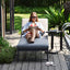 Maze Outdoors Allure Sunlounger / Flanelle House of Isabella UK