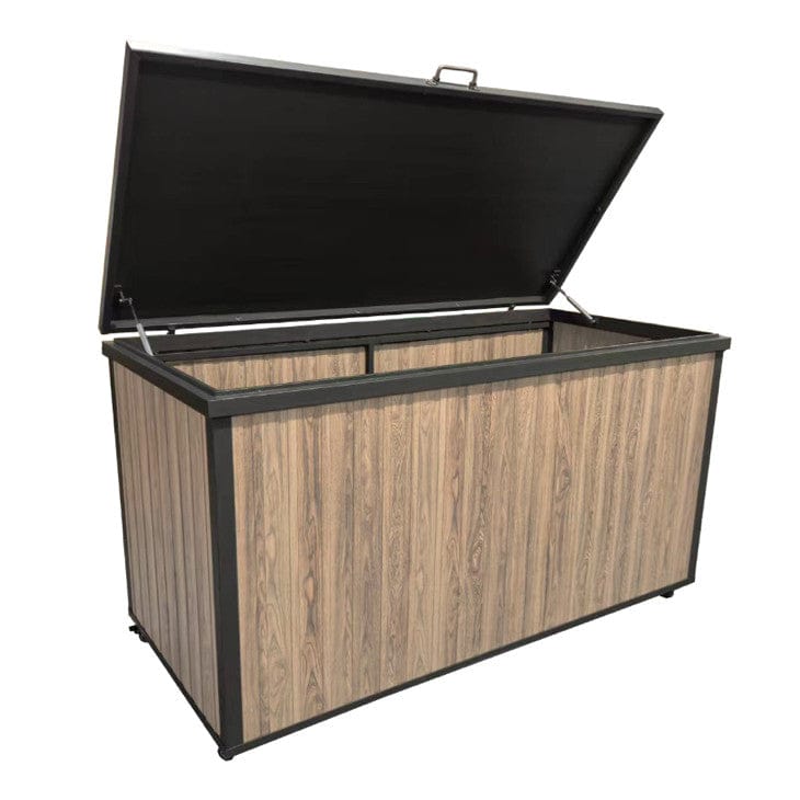 Maze Outdoors Aluminium Storage Box / Wood Effect House of Isabella UK