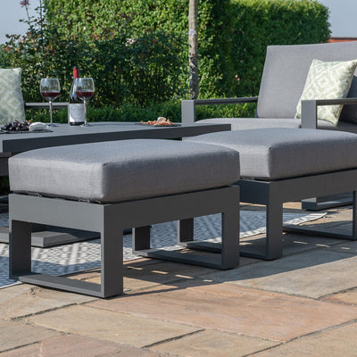 Maze Outdoors Amalfi 2 Seat Sofa Set With Rising Table / Grey House of Isabella UK