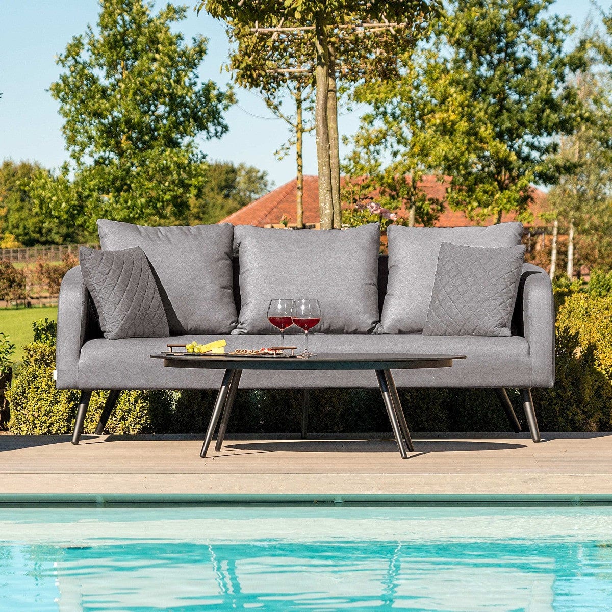 Maze Outdoors Ambition 3 Seat Sofa Set / Flanelle House of Isabella UK