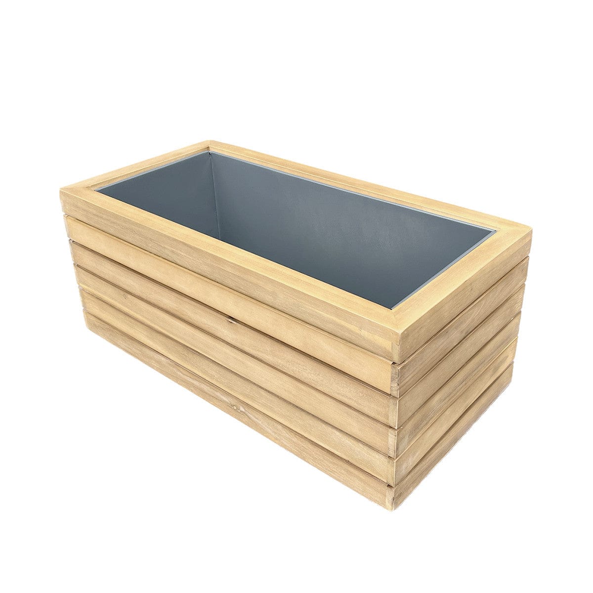 Maze Outdoors Bali Small Planter / Acacia wood House of Isabella UK