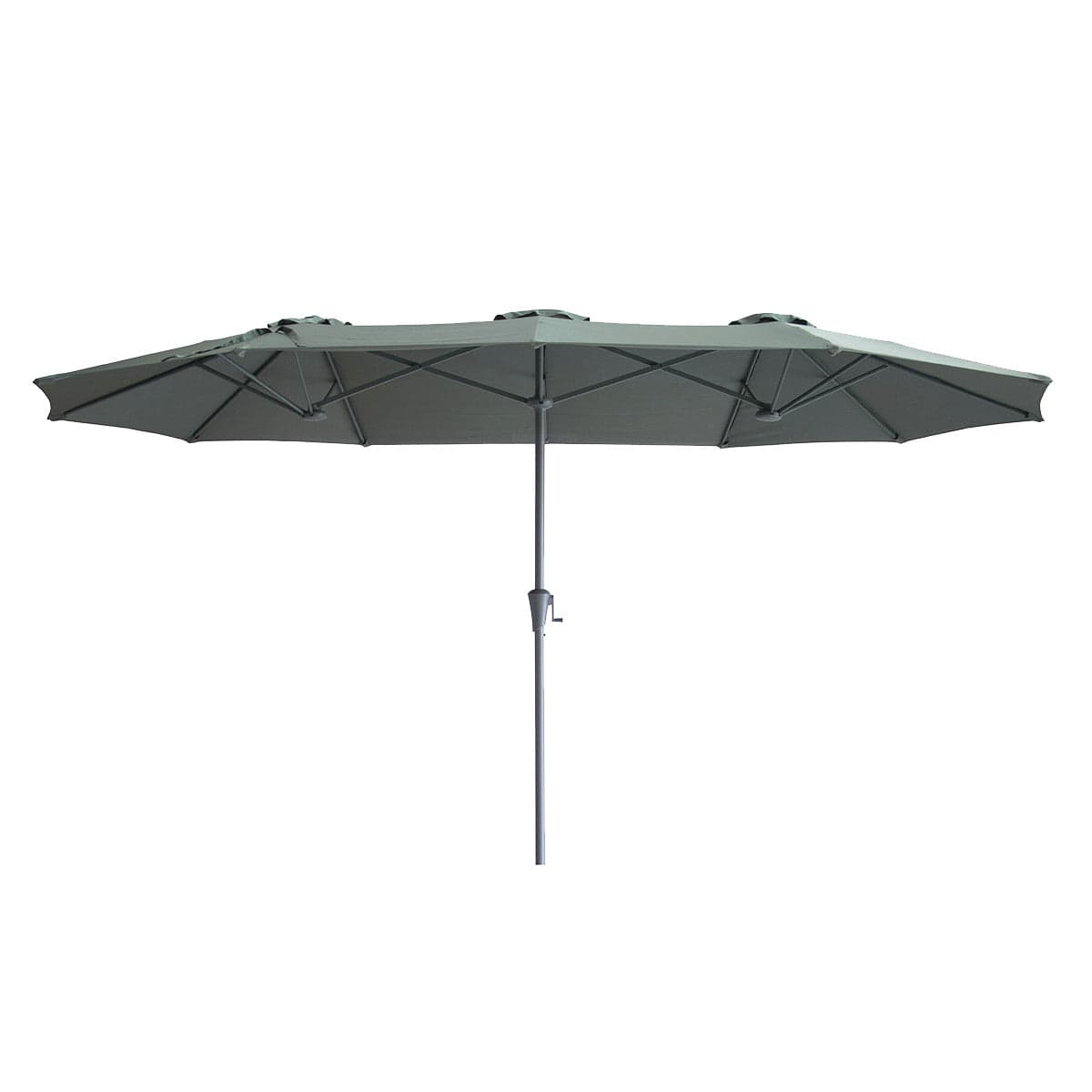 Maze Outdoors Capri 2.2x4M Rectangular Parasol / Oil Green House of Isabella UK