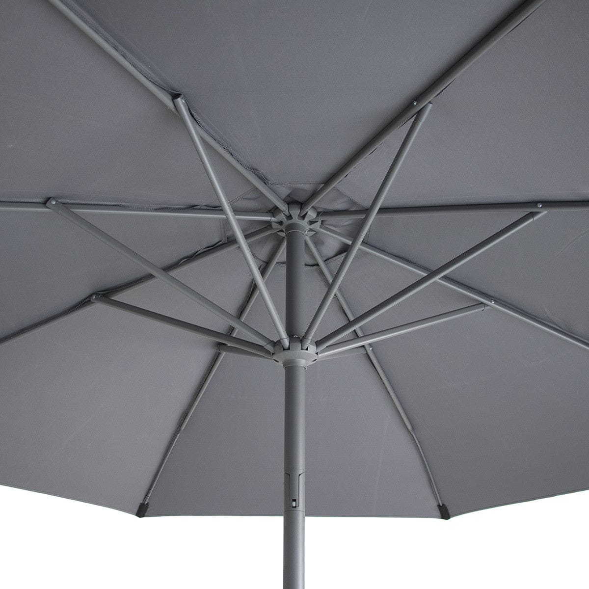 Maze Outdoors Capri 2.7M Round Parasol / Charcoal Grey House of Isabella UK