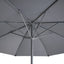 Maze Outdoors Capri 2.7M Round Parasol / Charcoal Grey House of Isabella UK