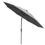Maze Outdoors Capri 2.7M Round Parasol / Charcoal Grey House of Isabella UK