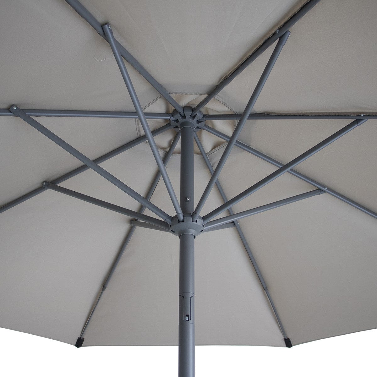 Capri 2.7M Round Parasol / Clay Beige.