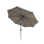 Capri 2.7M Round Parasol / Clay Beige.