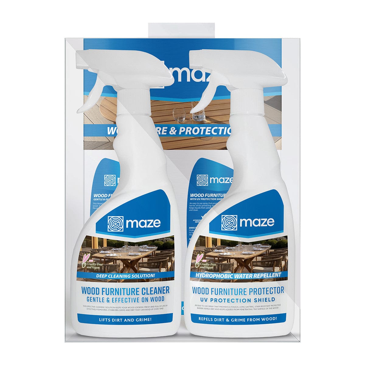 Maze Outdoors Cleaning Kit And Protector For Wood House of Isabella UK