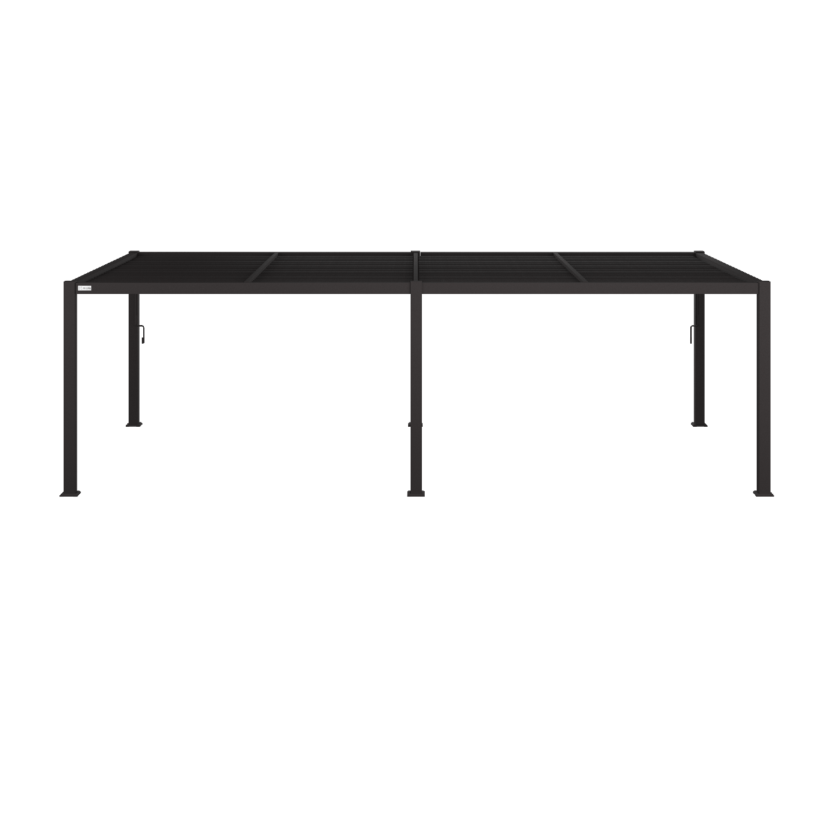 Maze Outdoors Como Pergola Aluminium 78x40 Frame Only / Grey House of Isabella UK