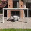 Maze Outdoors Como Pergola Aluminium Square 40x40 Frame Only - White House of Isabella UK